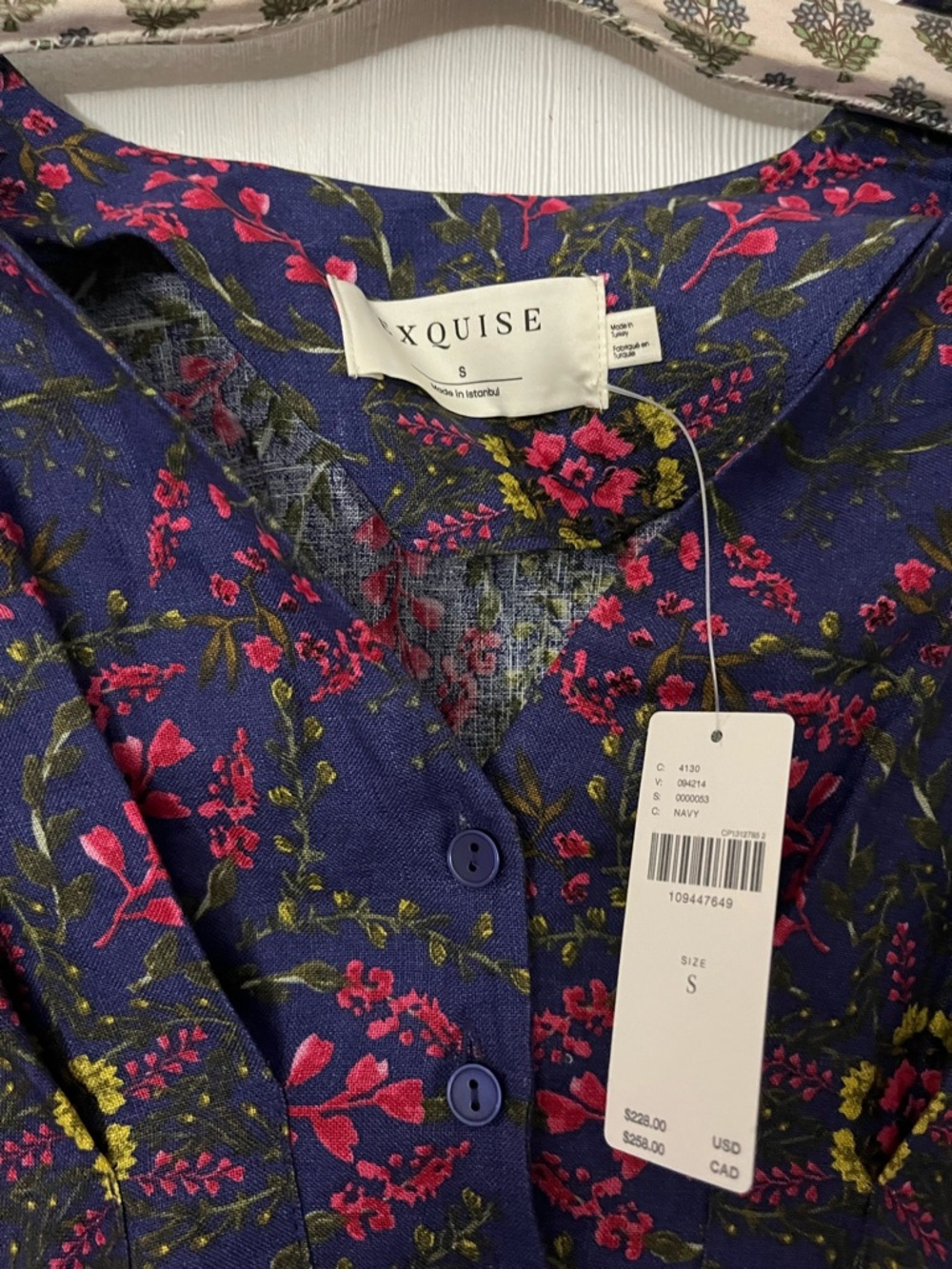 Anthropologie / The Tobie Linen Mini Shirt Dress - Picture 6 of 6